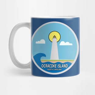 OCRACOKE LIGHTHOUSE WITH SUN Mug